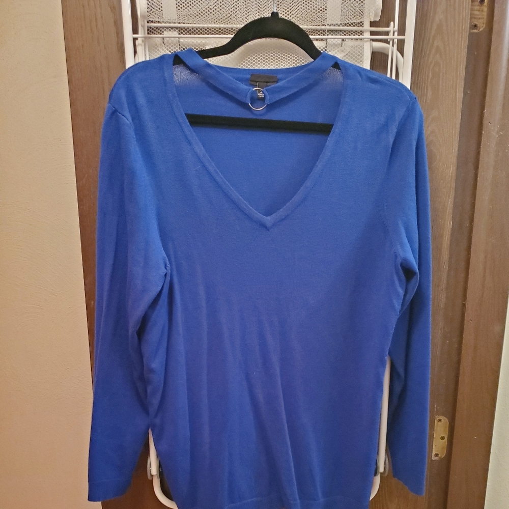 Torrid sweater with choker detail